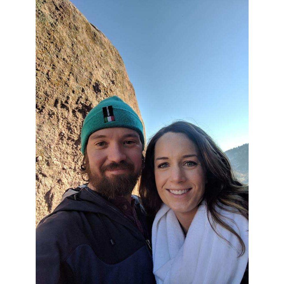 One of our first dates circa 2018