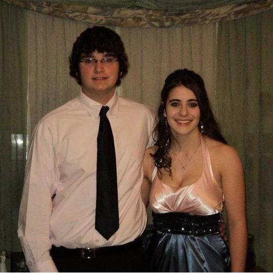 The first of many school dances as a couple- January 2011.