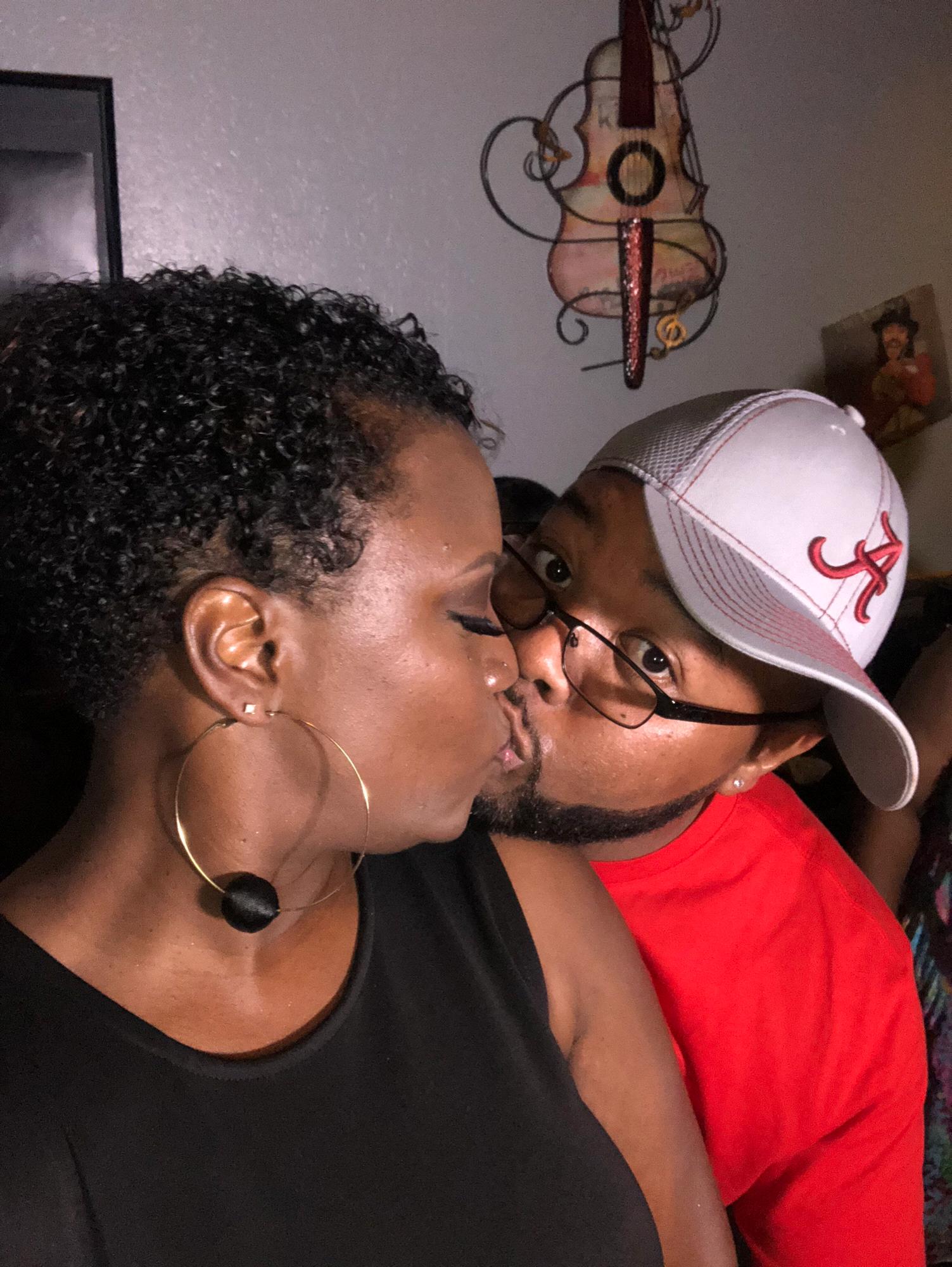 Birthday kisses