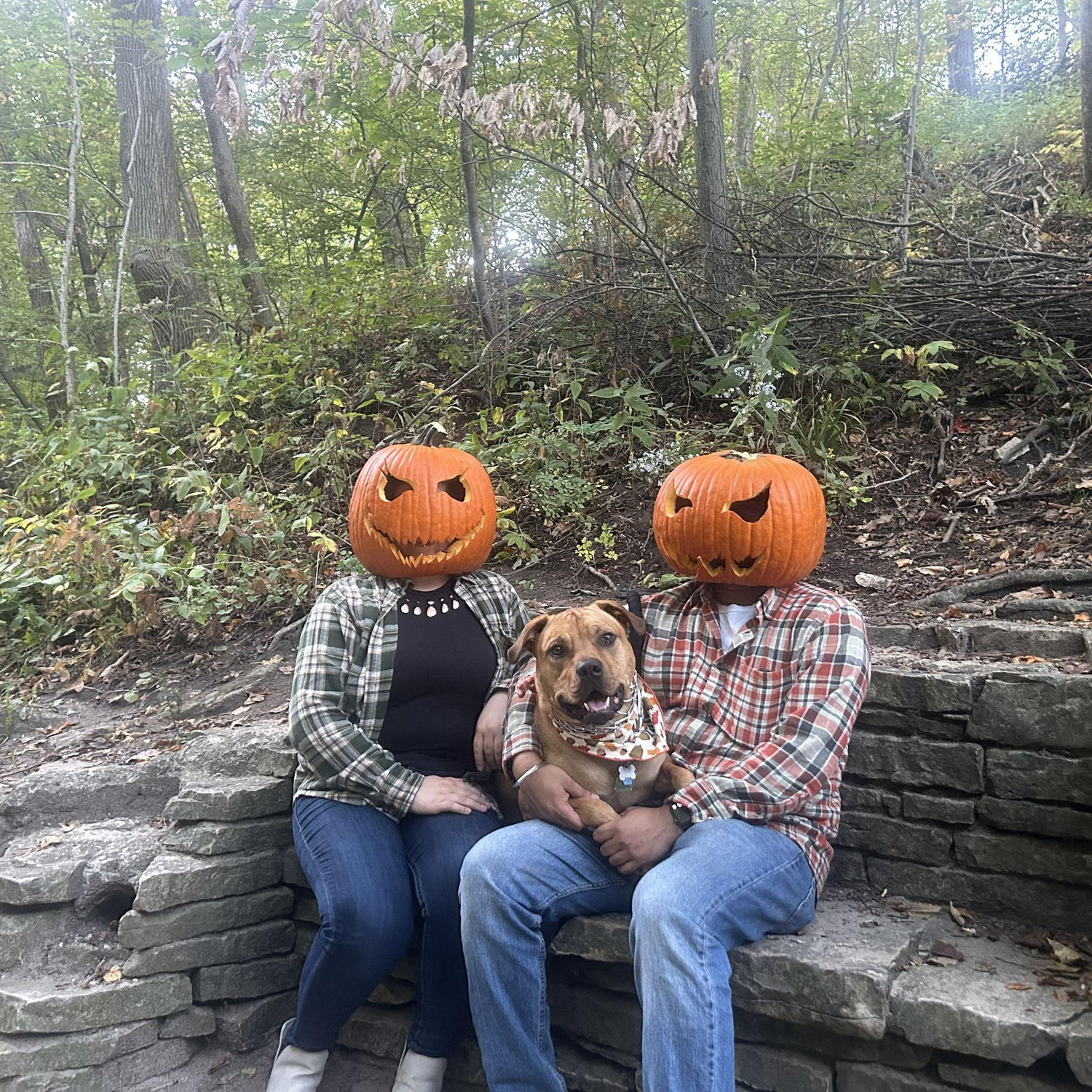 Mac's idea of a fall date and photo session 💀😂