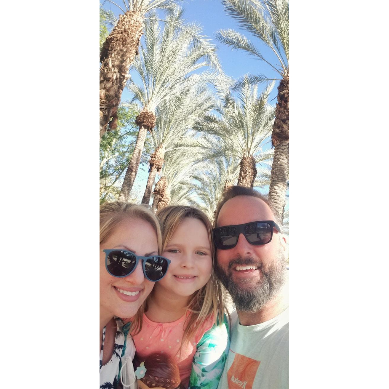 January 2021 Palm Springs Family Getaway. It was hot & we played in the hotel's water park all day!