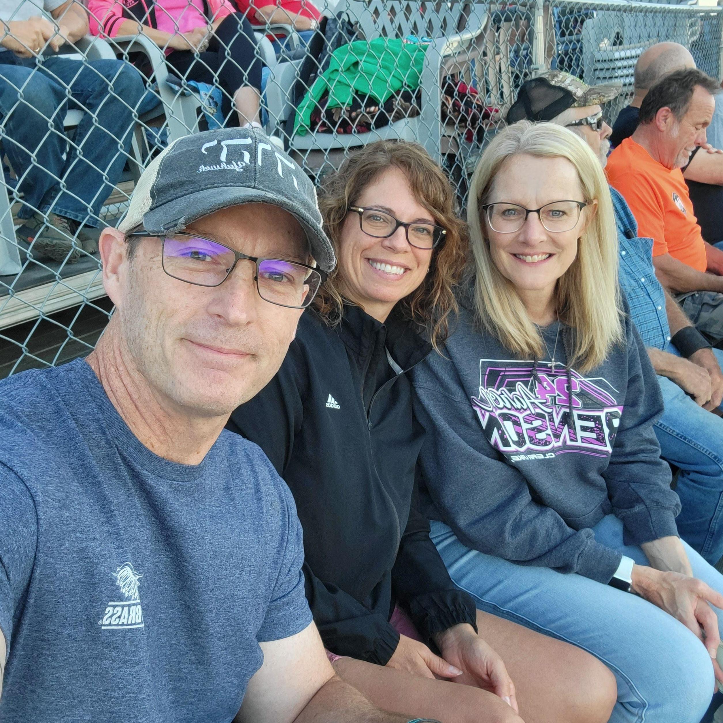 August 30, 2024. Meeting the Faktor/Benson family by attending the races to cheer on Aaron. Later, it was on to the Fantasy Football league draft.