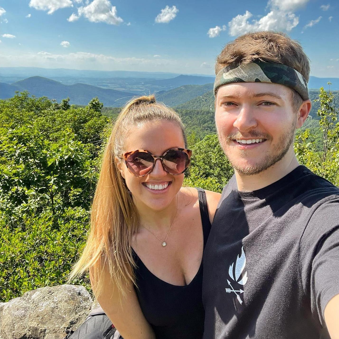 Camping in Shenandoah, Virginia.