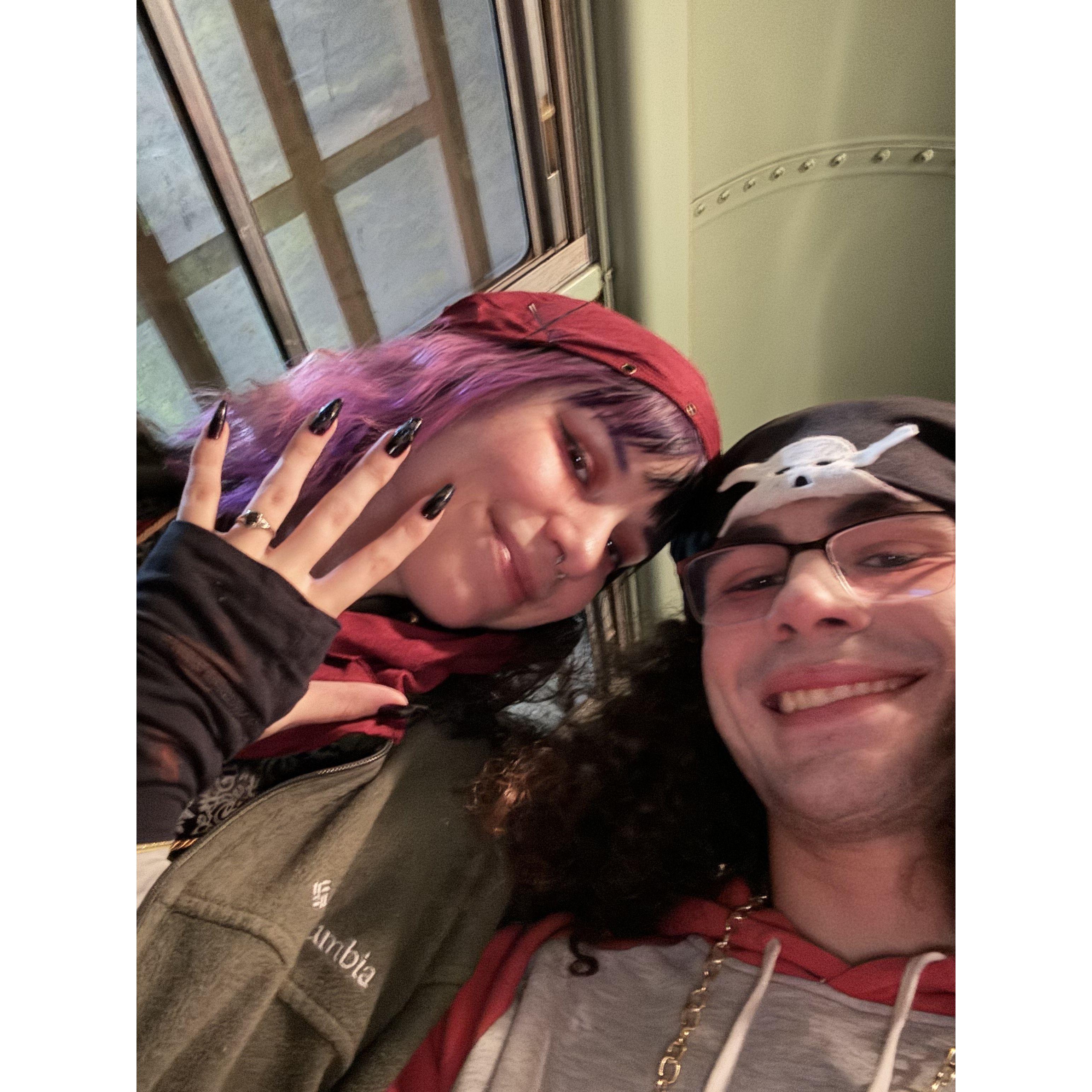 The happiest engaged couple