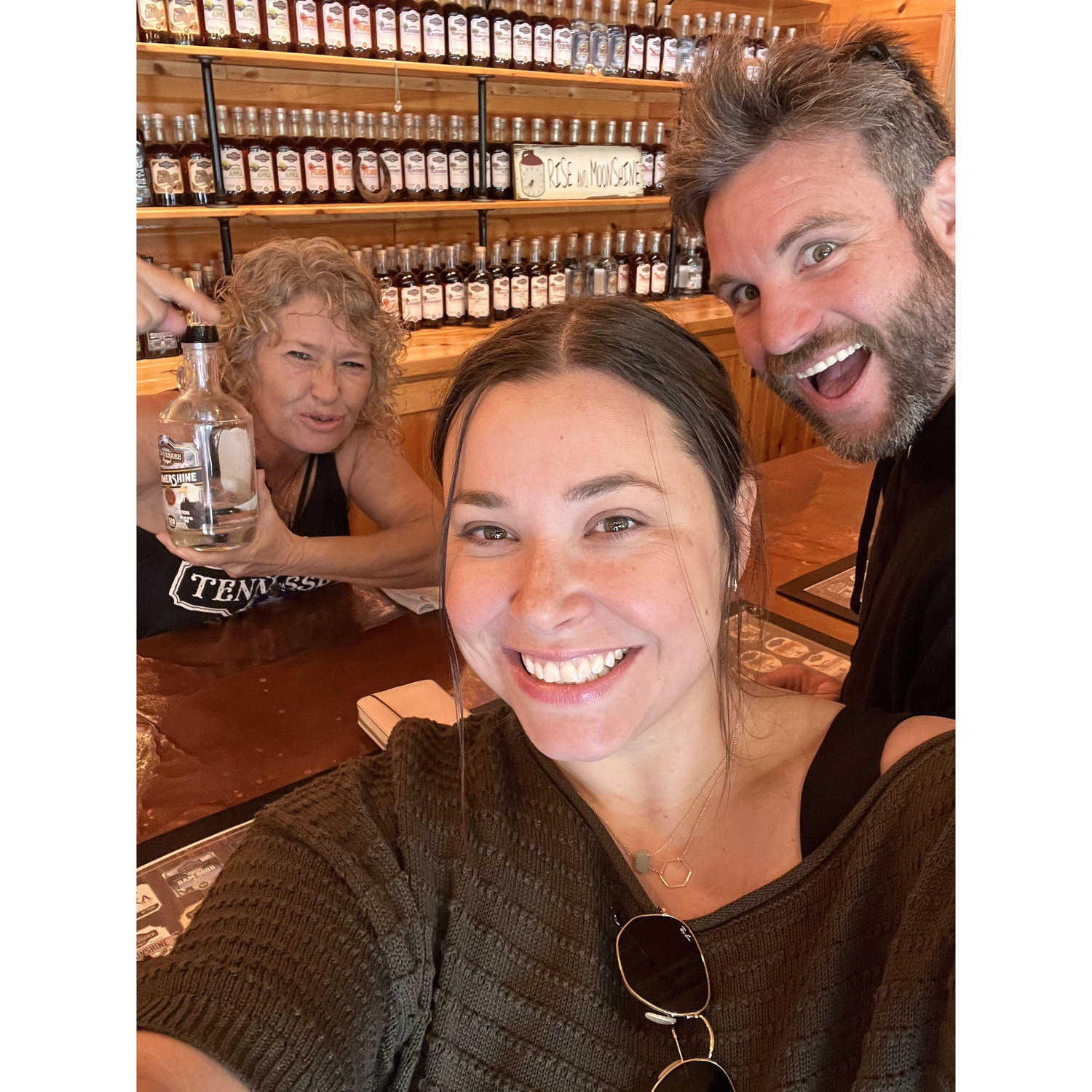 The first of a lifetime of whiskey tastings. (Sevierville, TN)