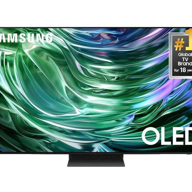 SAMSUNG 65-Inch Class OLED 4K S90D Series HDR+ Smart TV w/Dolby Atmos, Object Tracking Sound Lite, Motion Xcelerator, Real Depth Enhancer, 4K AI Upscaling, Alexa Built-in (QN65S90D, 2024 Model)