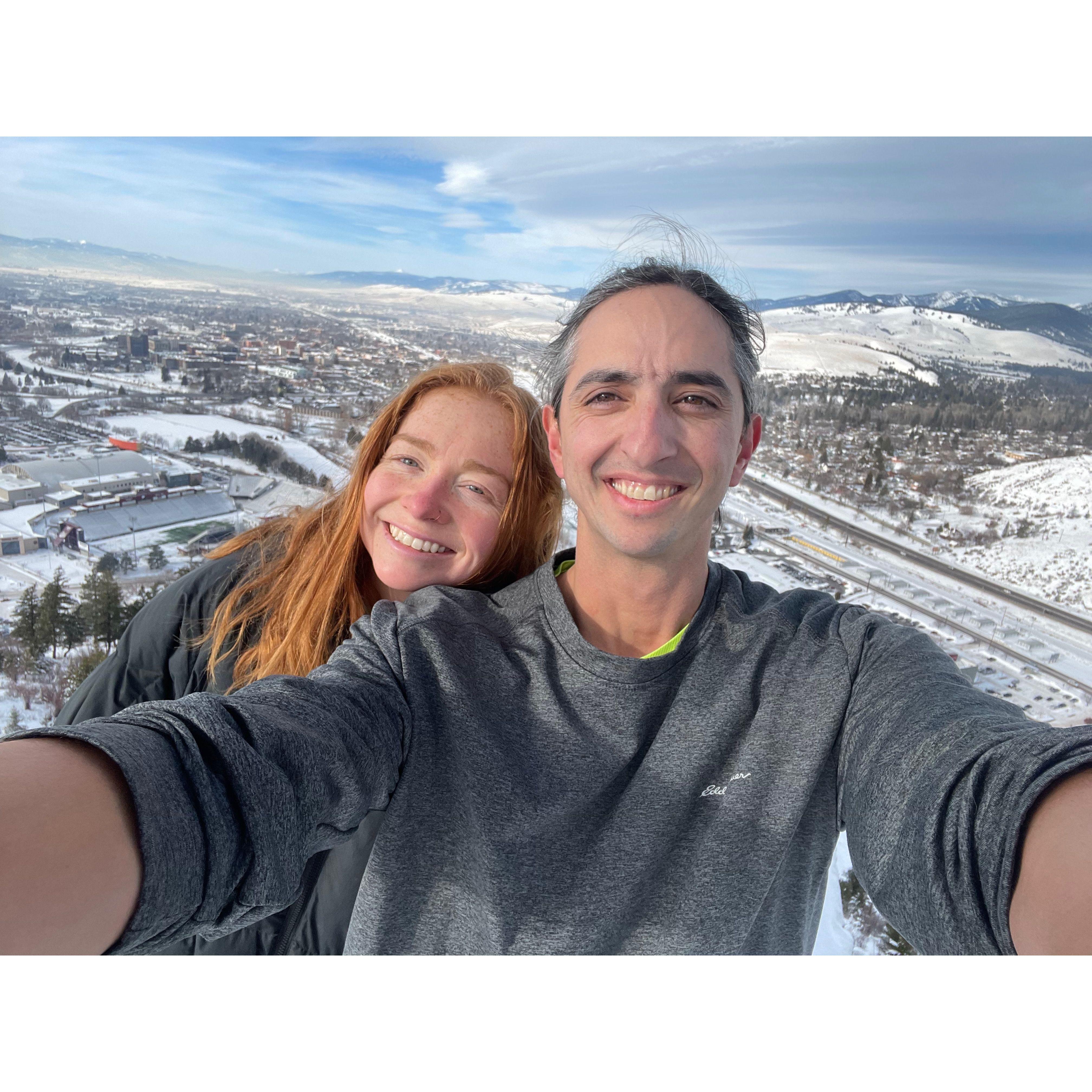 We got to the top! Guess where..
