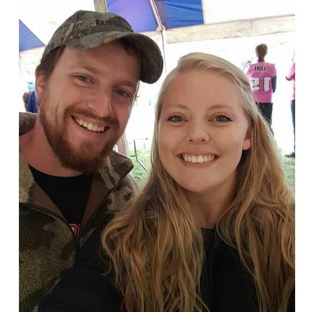 Reppin' Biolife (where we met) for the Pink football game!