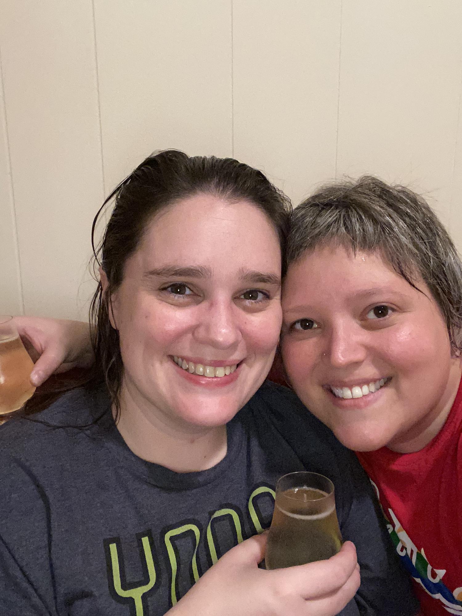 Celebrating moving in together. August 2020.