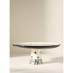 The Bistro Tile Stoneware Cake Stand
