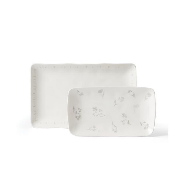 Lenox Oyster Bay Nesting Serving Platters, Set of 2