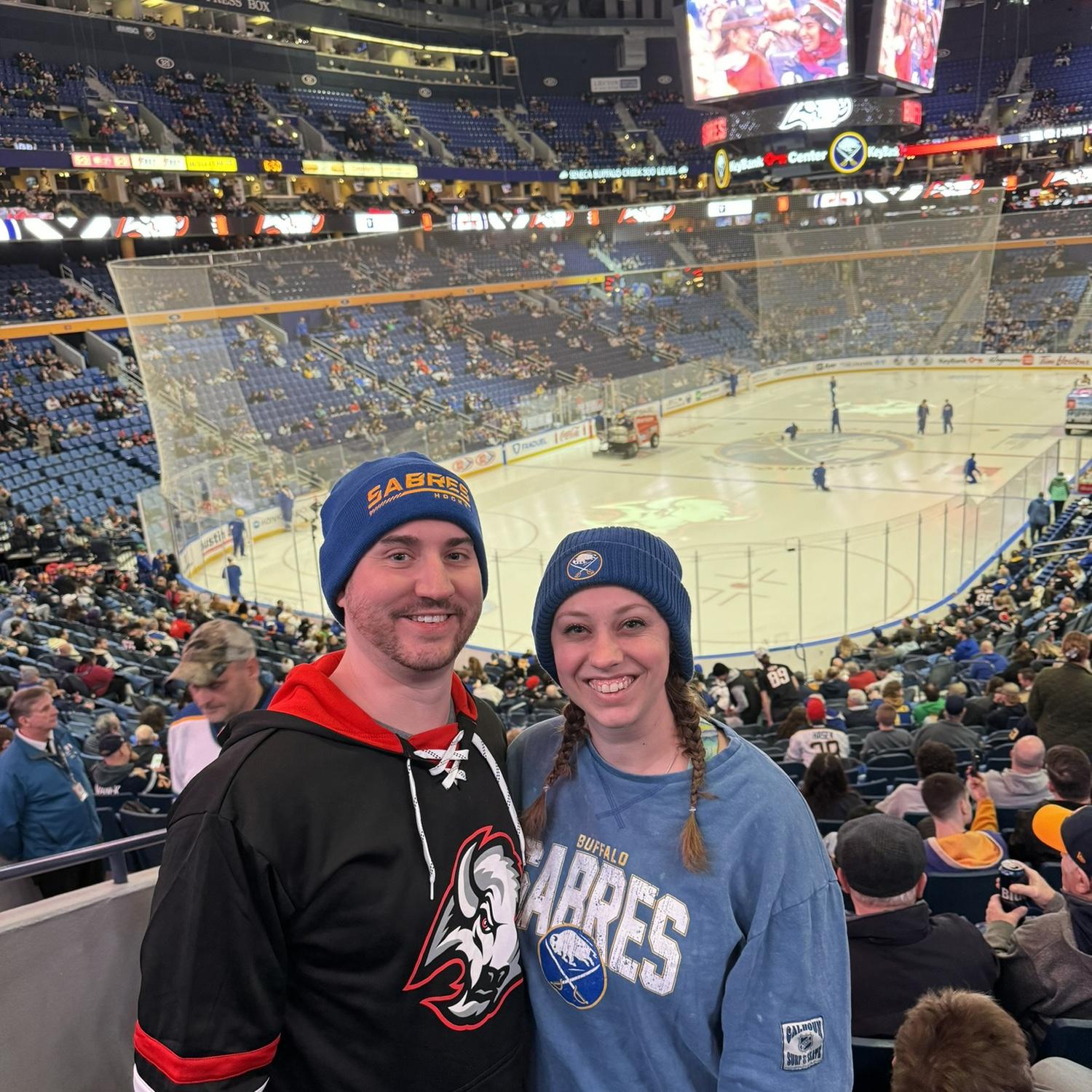 The only time you’ll hear Courtney yell “Let’s Go Buffalo!” is for the Sabres