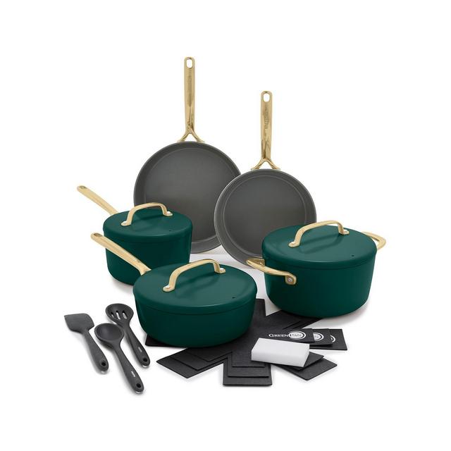 GreenPan GP5 Champagne Healthy Ceramic Nonstick 11-Piece Set