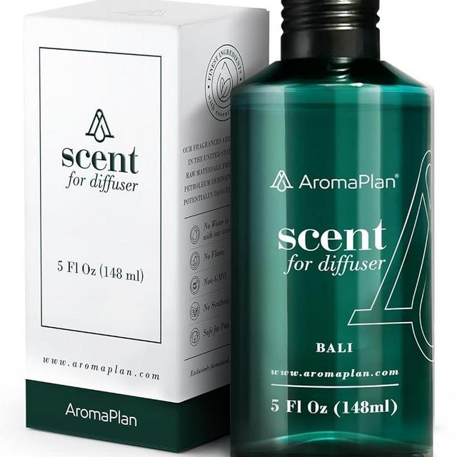 Aromaplan Hotel Scents Bali 5 Fl Oz (148ml), Home Luxury Aroma & Hotel Collection Diffuser Oil- Hotel Diffuser Oil for Aromatherapy- USA Made, Bigger Bottle, Bolder Aroma & Longer Lasting