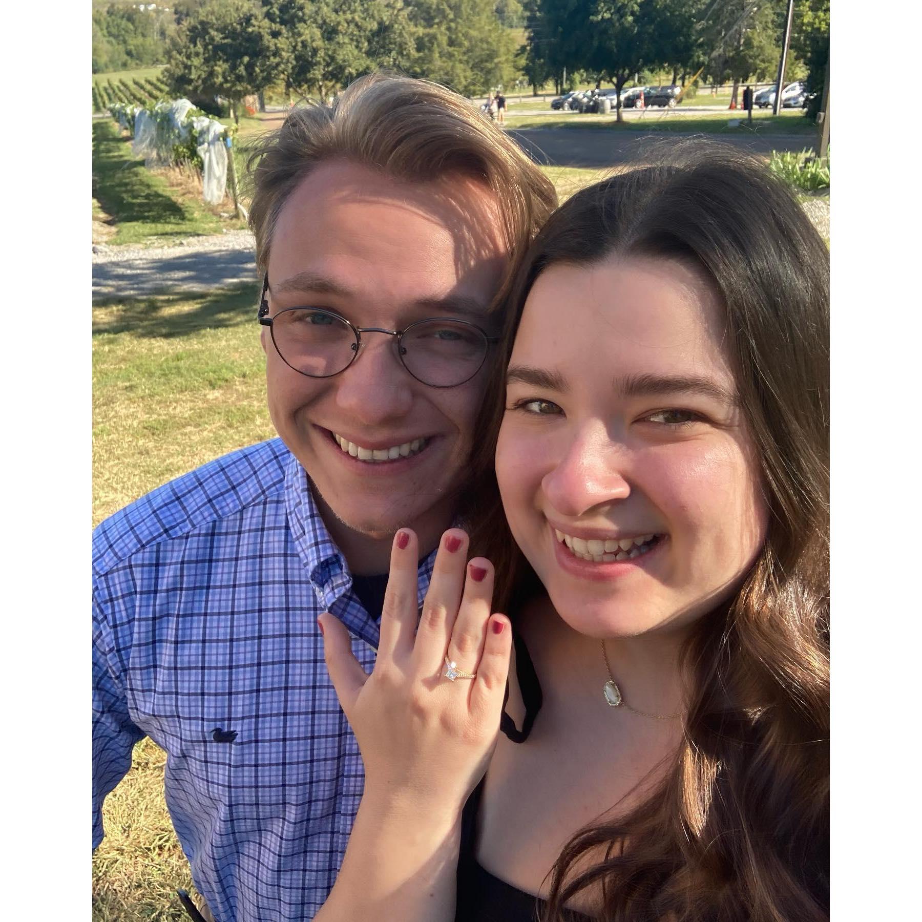 We're engaged!!!