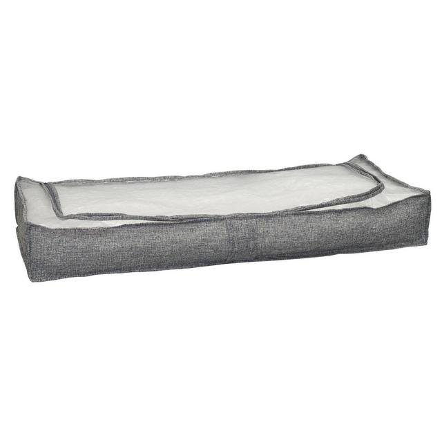 Household Essentials Underbed Storage Bag Graphite Linen