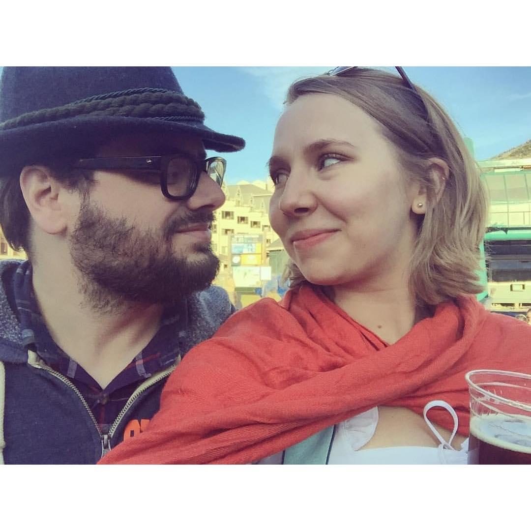 One of our first vacations together: a roadtrip through New England with friends in October 2015