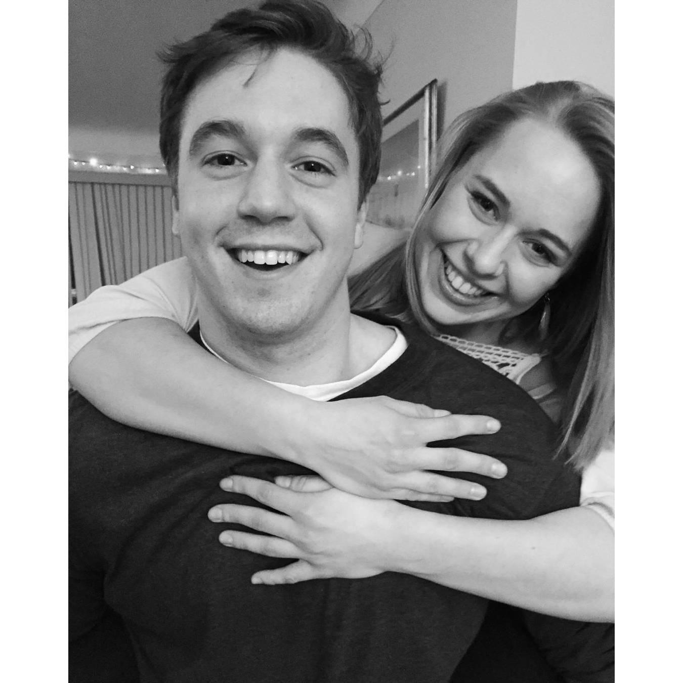 One of our first photos together