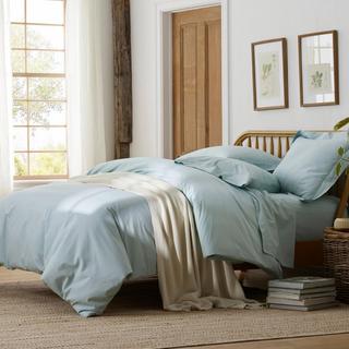 Company Cotton 4-Piece Garment Washed Percale Sheet Set