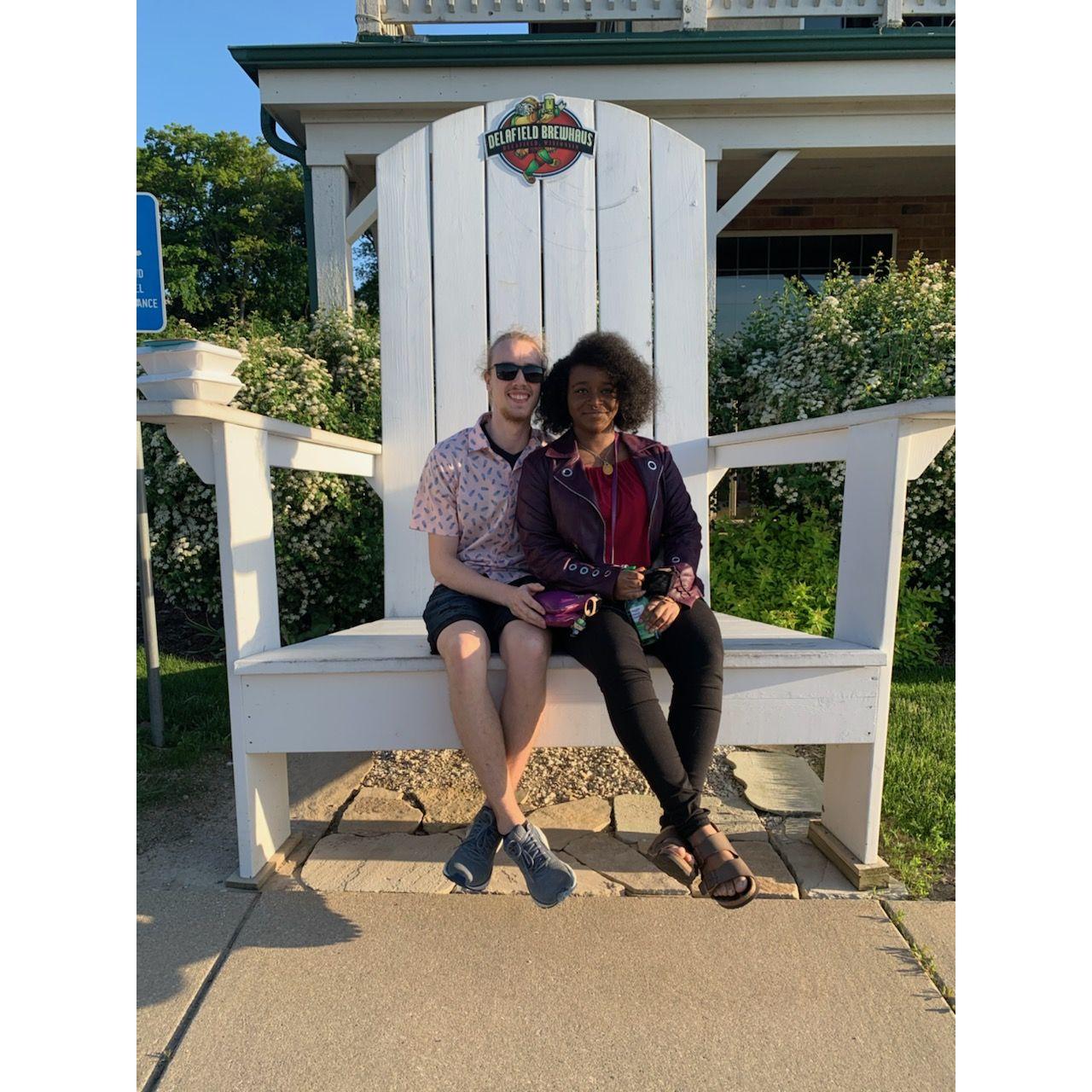 Huge chair we don’t care.