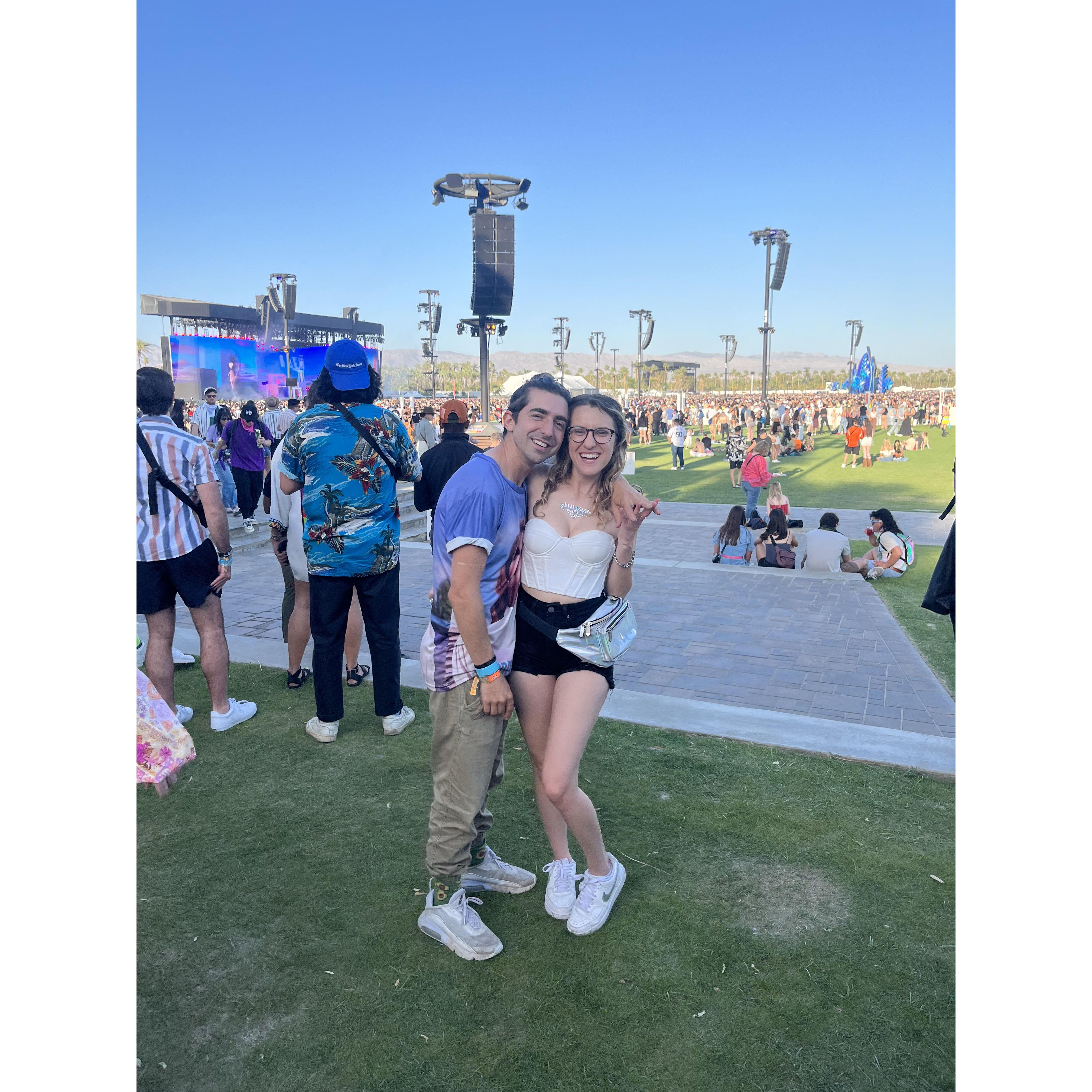 Our first time going to Coachella
