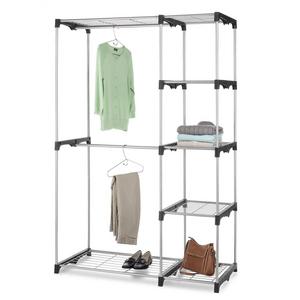 Whitmor Double Rod Freestanding Closet Heavy Duty Storage Organizer