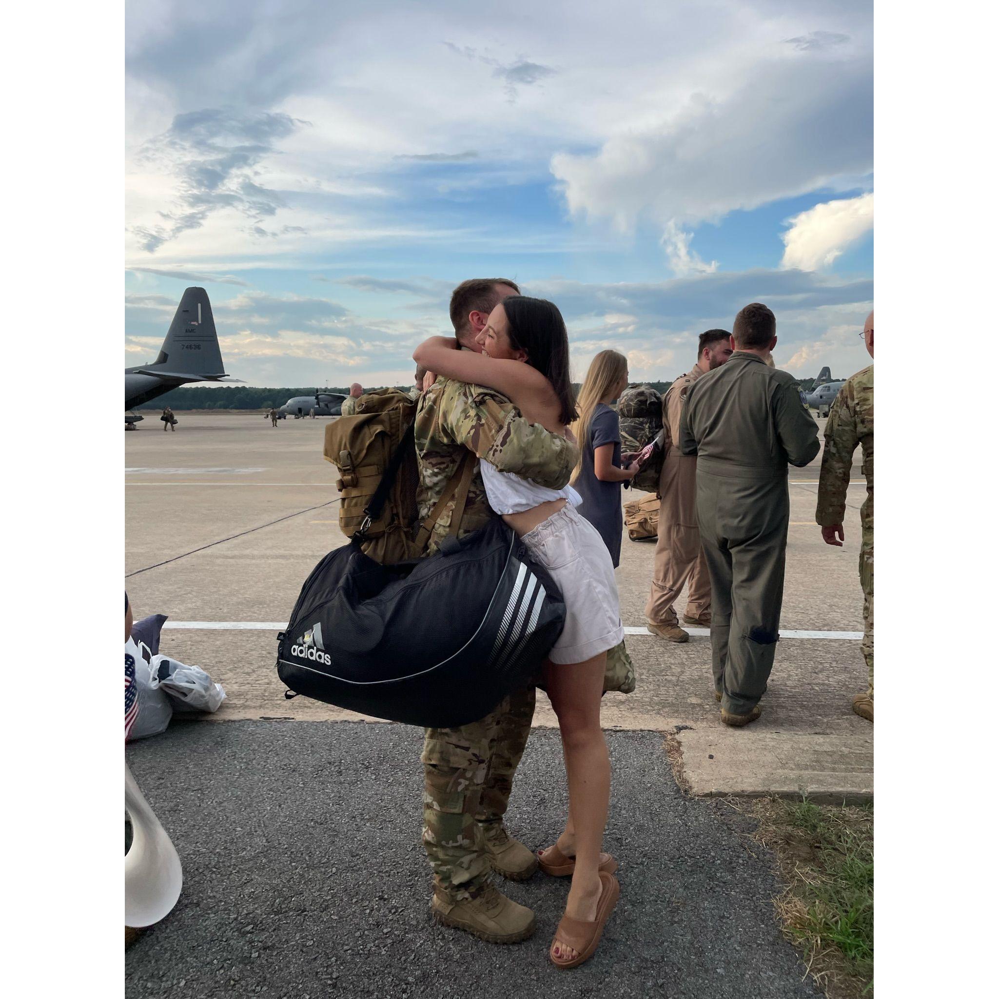 Aaron returns from first deployment!