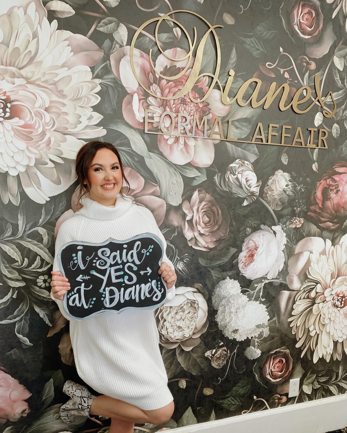 The day I bought my wedding dress. January 2022.