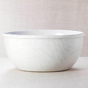 Harvest Bowl - White on White Glaze
