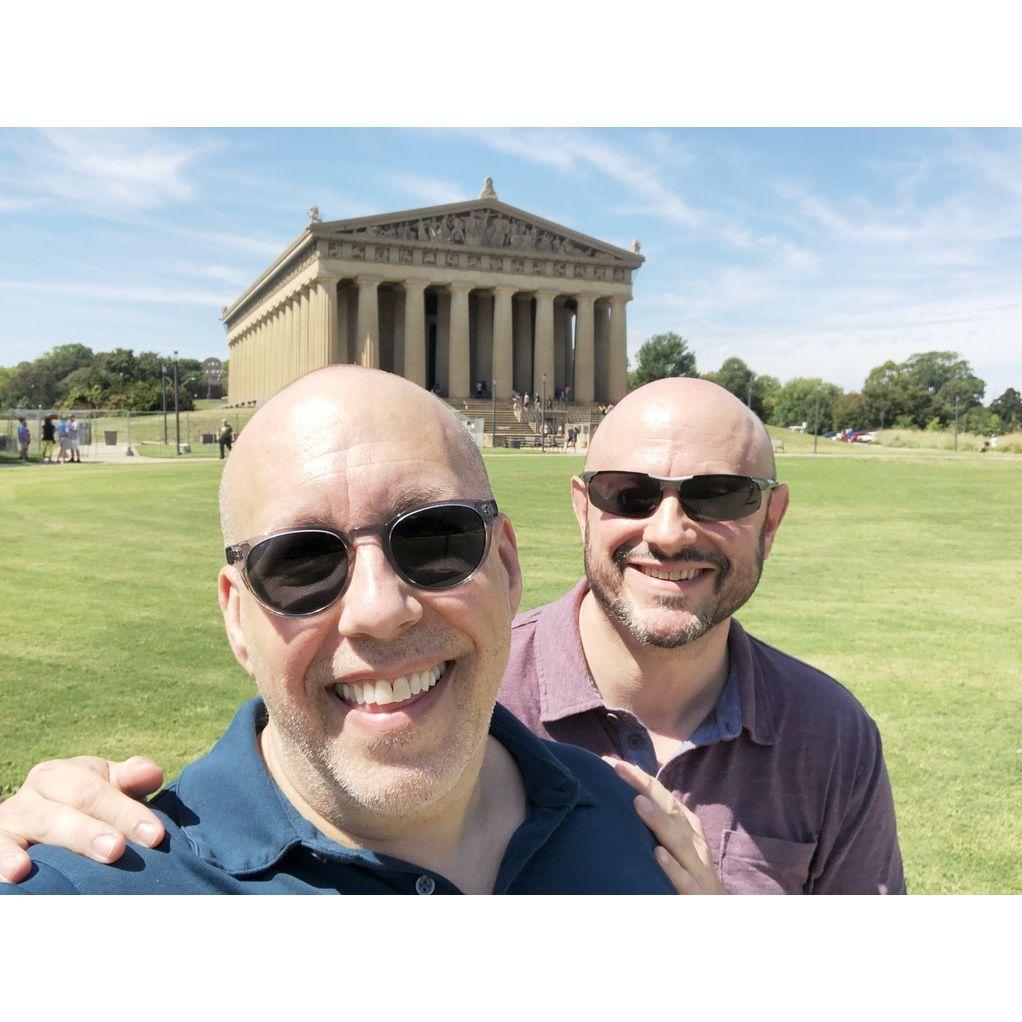 At the Parthenon...not Greece silly....Nashville!