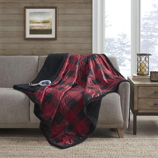 Linden Oversized Mink to Berber Heated Throw