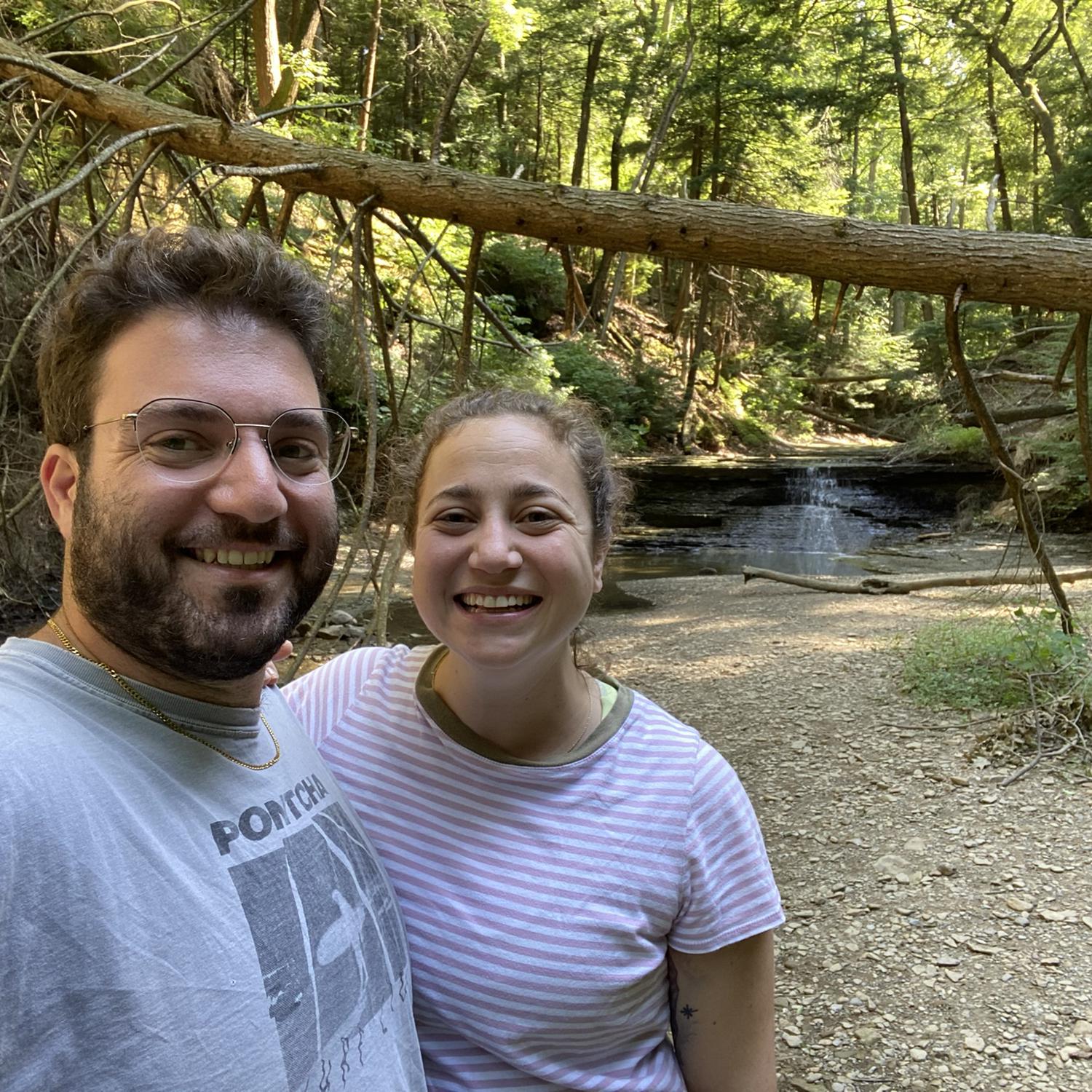 Sam took Grace to his favorite Cleveland metro park when she visited in July 2022.