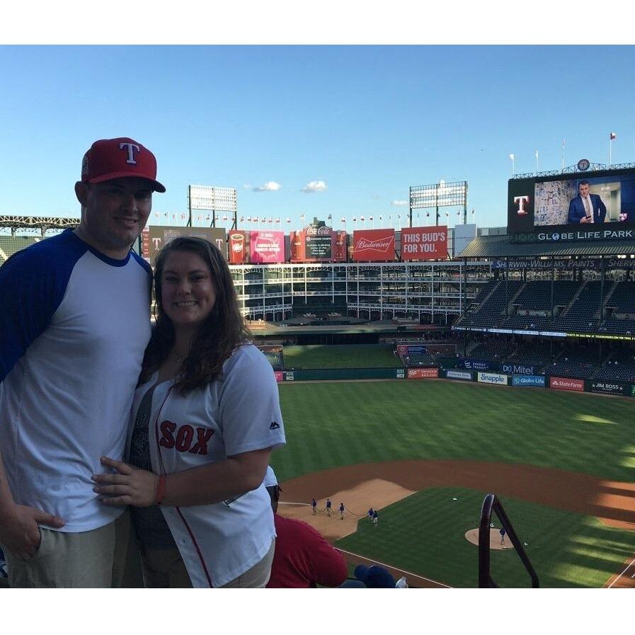 On our quest to see every MLB stadium (Arlington, TX)