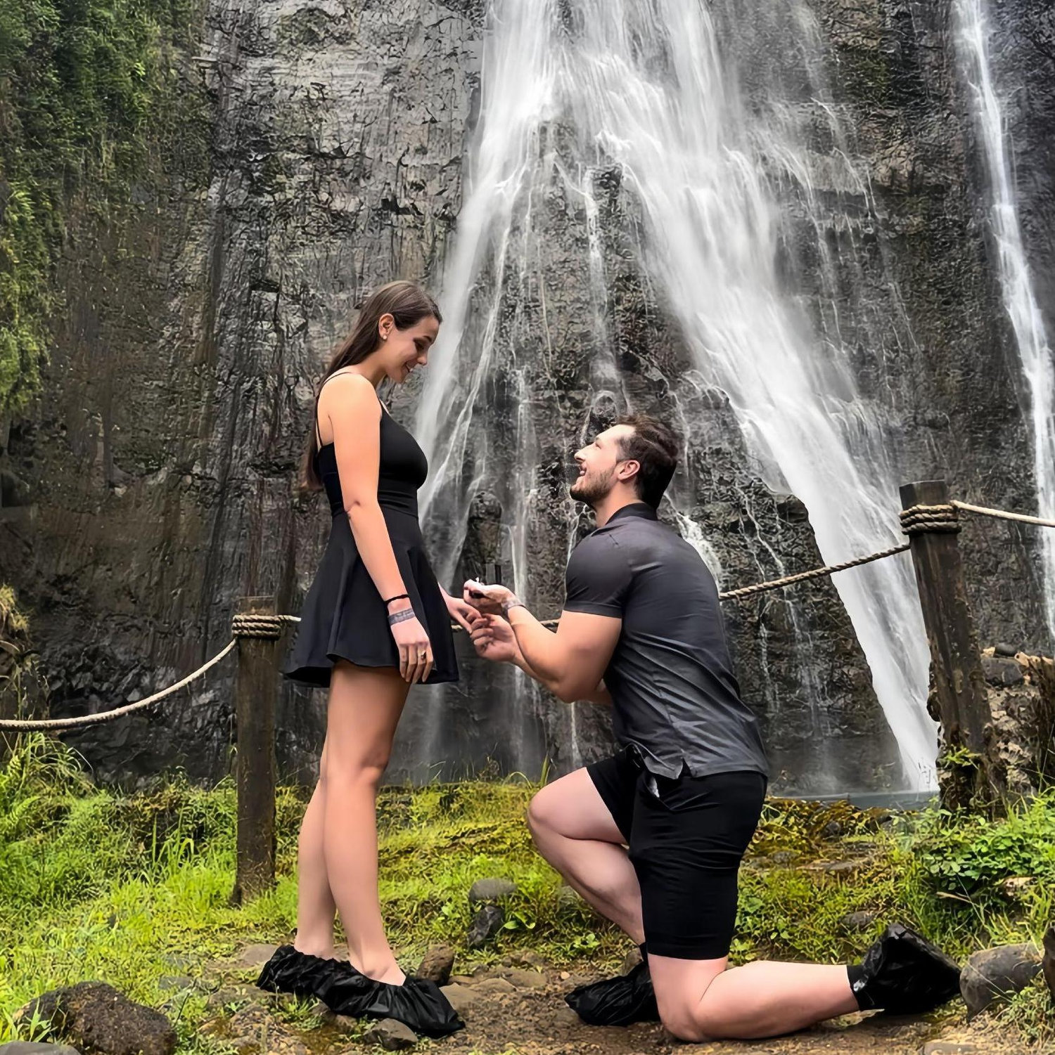 The Proposal - September 7th, 2024 Jurassic Falls Helicopter Landing Adventure Kauai, Hawaii