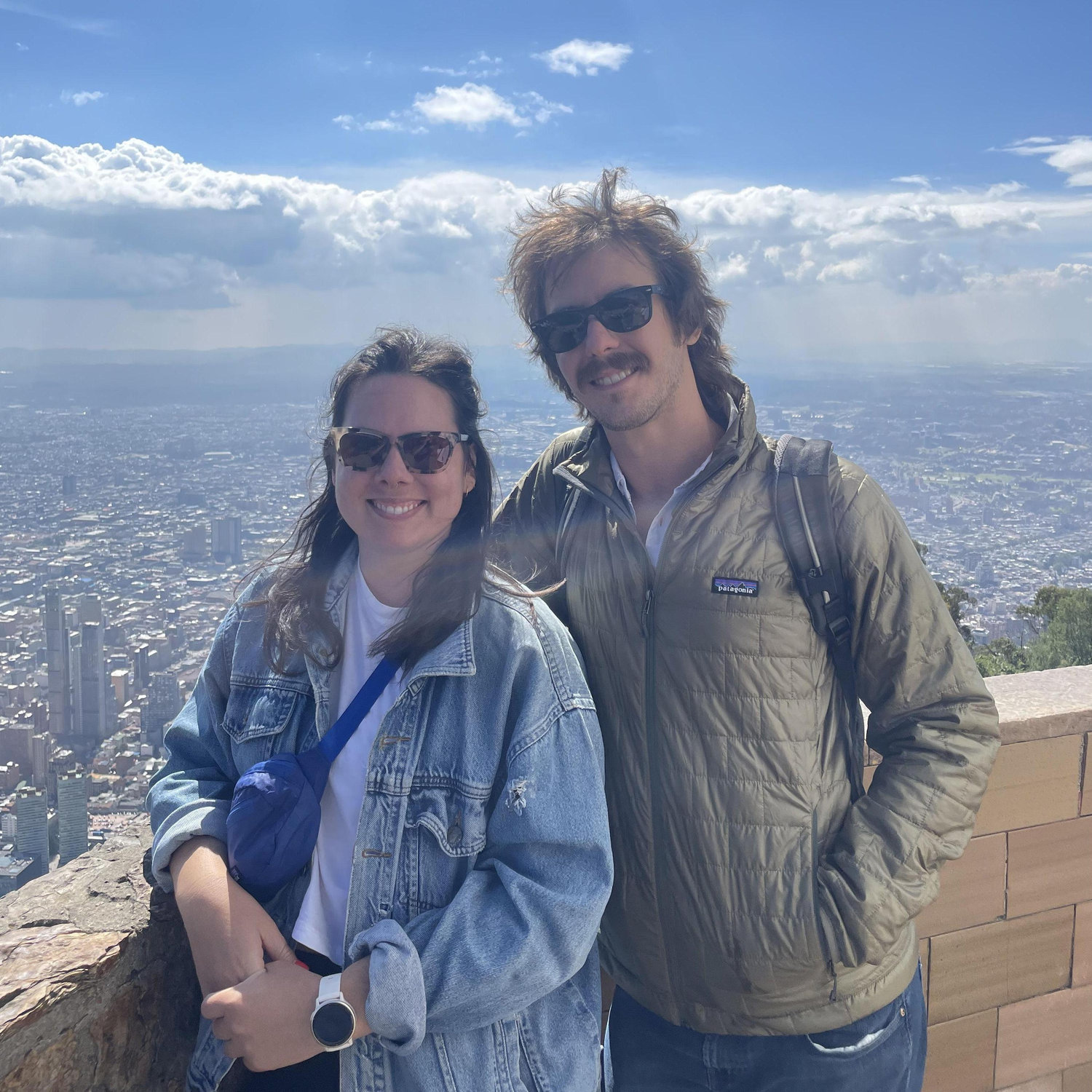 Smog lookout in Bogotá