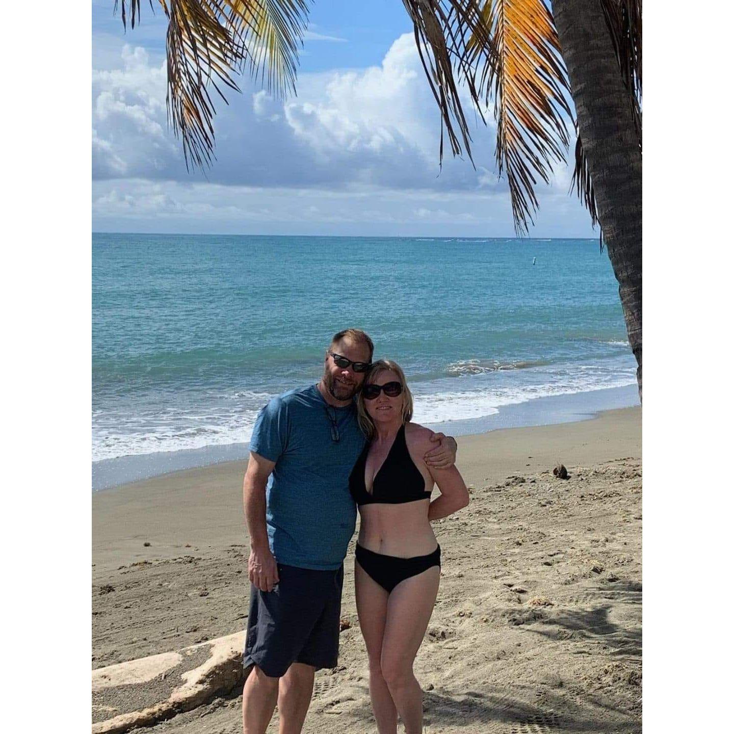 Our one year anniversary in Puerto Rico!