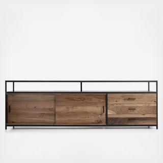 Knox Black Industrial Media Console