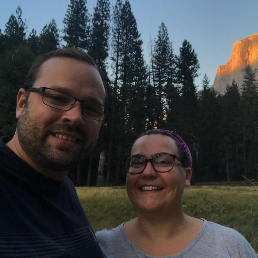 Yosemite Valley with Half Dome in the background, September 2018