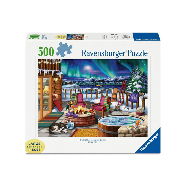 Ravensburger Northern Lights Large Format Jigsaw Puzzle - 500pc: Nature, Travel, Paperboard