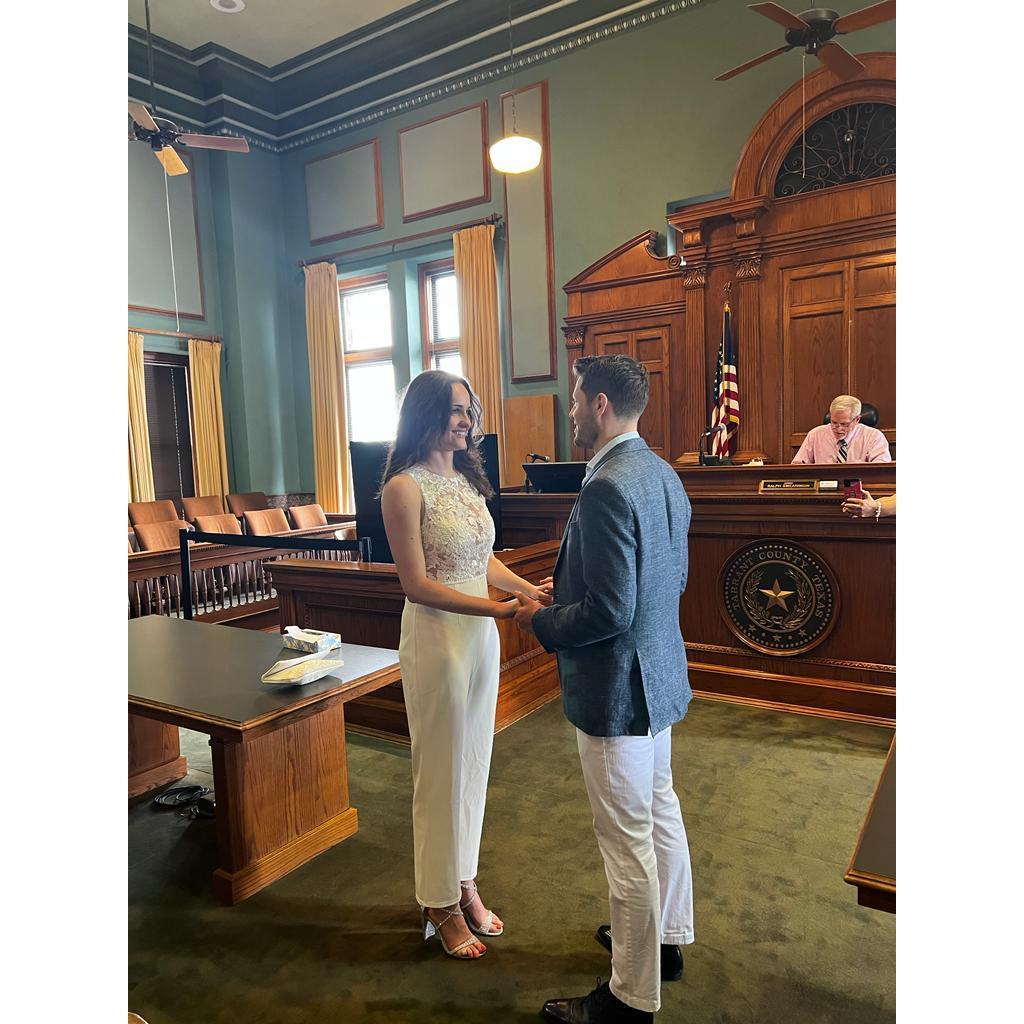 Our courthouse ceremony