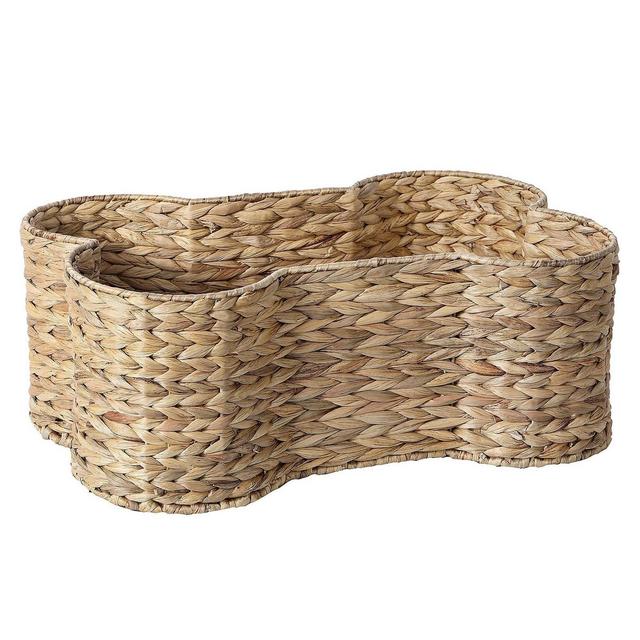 Park Life Designs Loxley Storage Dog Rope Toy Set - Beige 17.75"