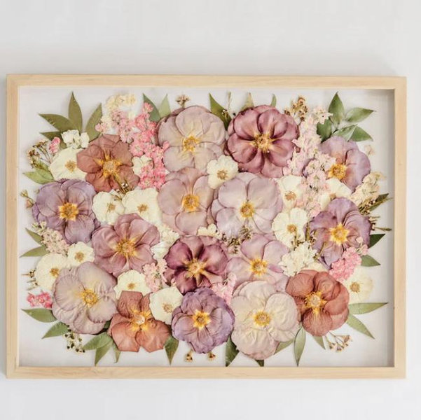 Pressed Bouquet Preservation Frame - 11x14 Natural