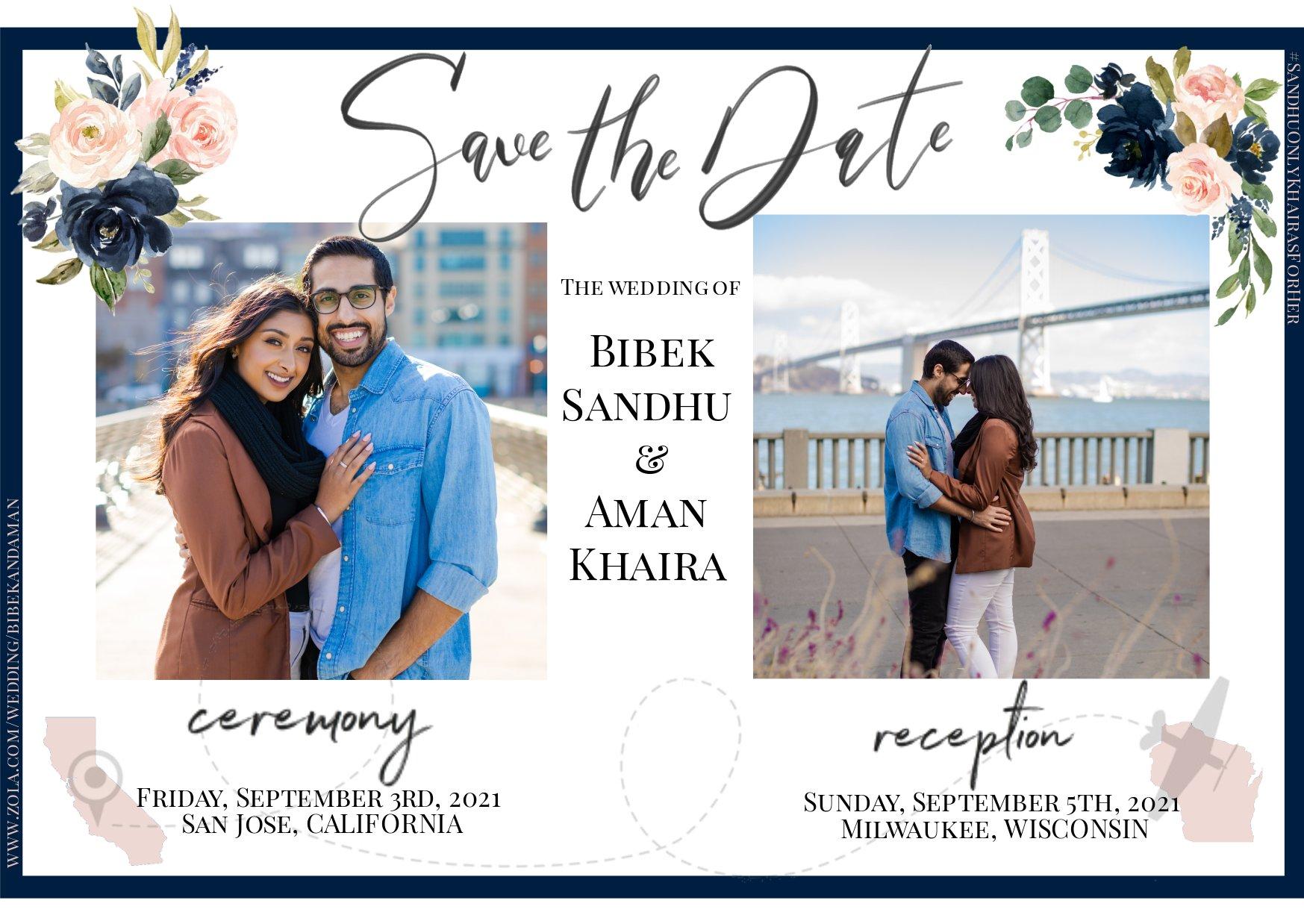 The Wedding Website of Bibek Sandhu and Aman Khaira
