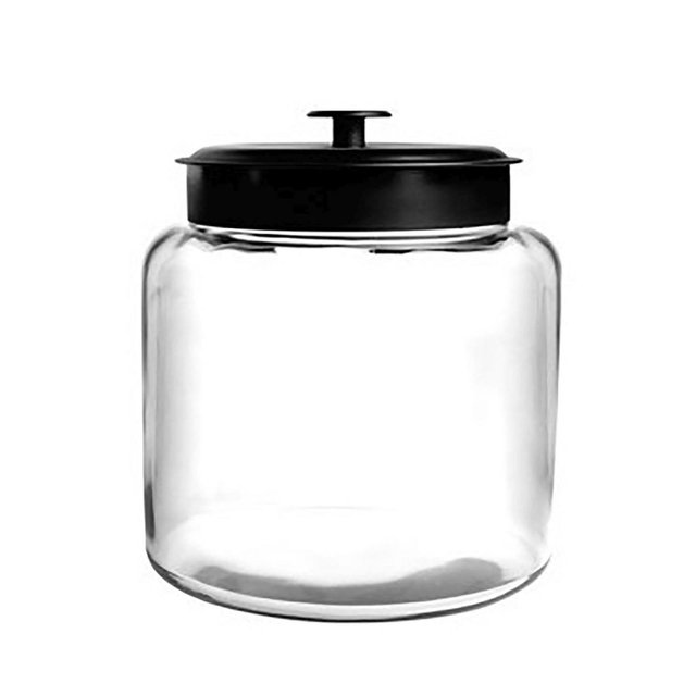 Anchor Hocking Glass 48-Oz. Metal-Lid Montana Jar