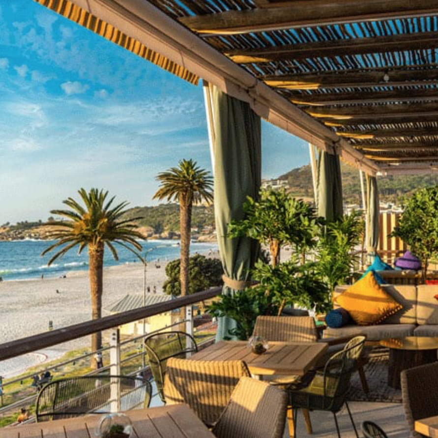 Chinchilla
A cool and contemporary rooftop bar on the Camps Bay strip. Open 6pm till 10pm.

Shop 120, Second Floor, The Promenade Building, Victoria Road, Camps Bay
021 286 5075