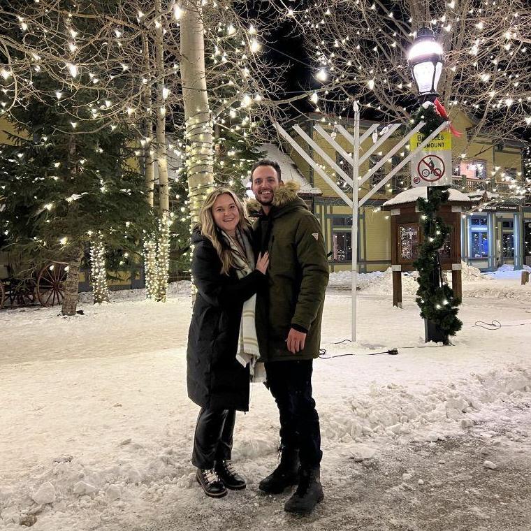 1.2.2023. I love you. Daniel said "I love you" to Emily for the first time in this spot while it snowed and conveniently there was music playing.
