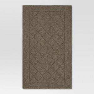 1'8"X2'6" Diamond Tufted And Hooked Washable Accent Rug Brown - Threshold™