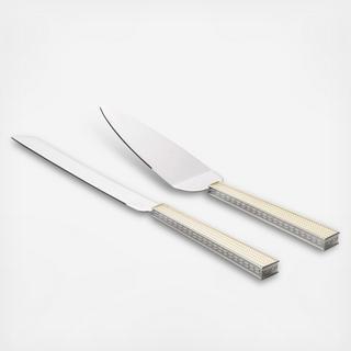 With Love Nouveau Cake Knife & Server
