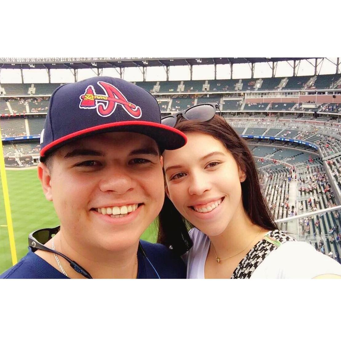 Taylor's first Braves game