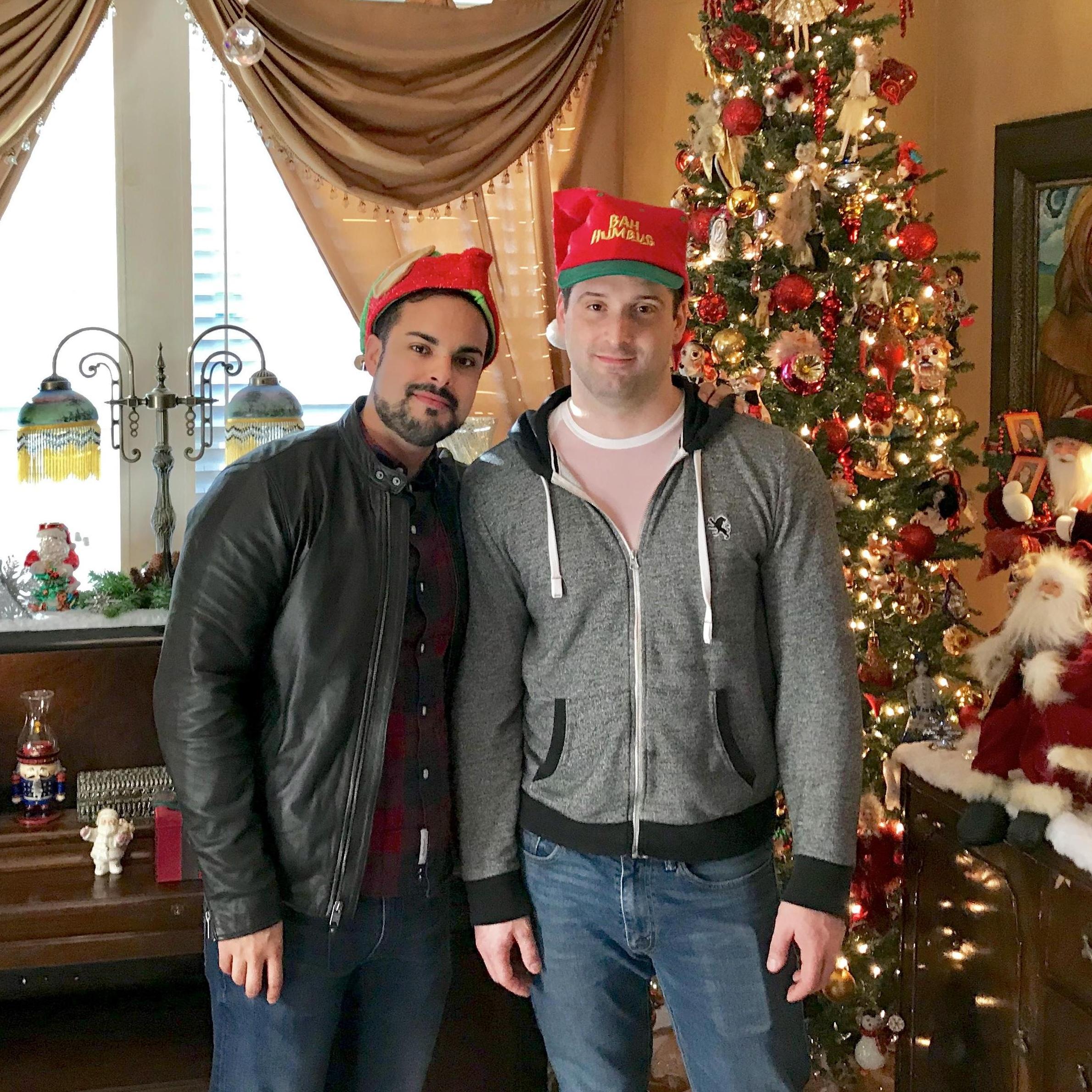 Our first Christmas after getting engaged. December 2018.